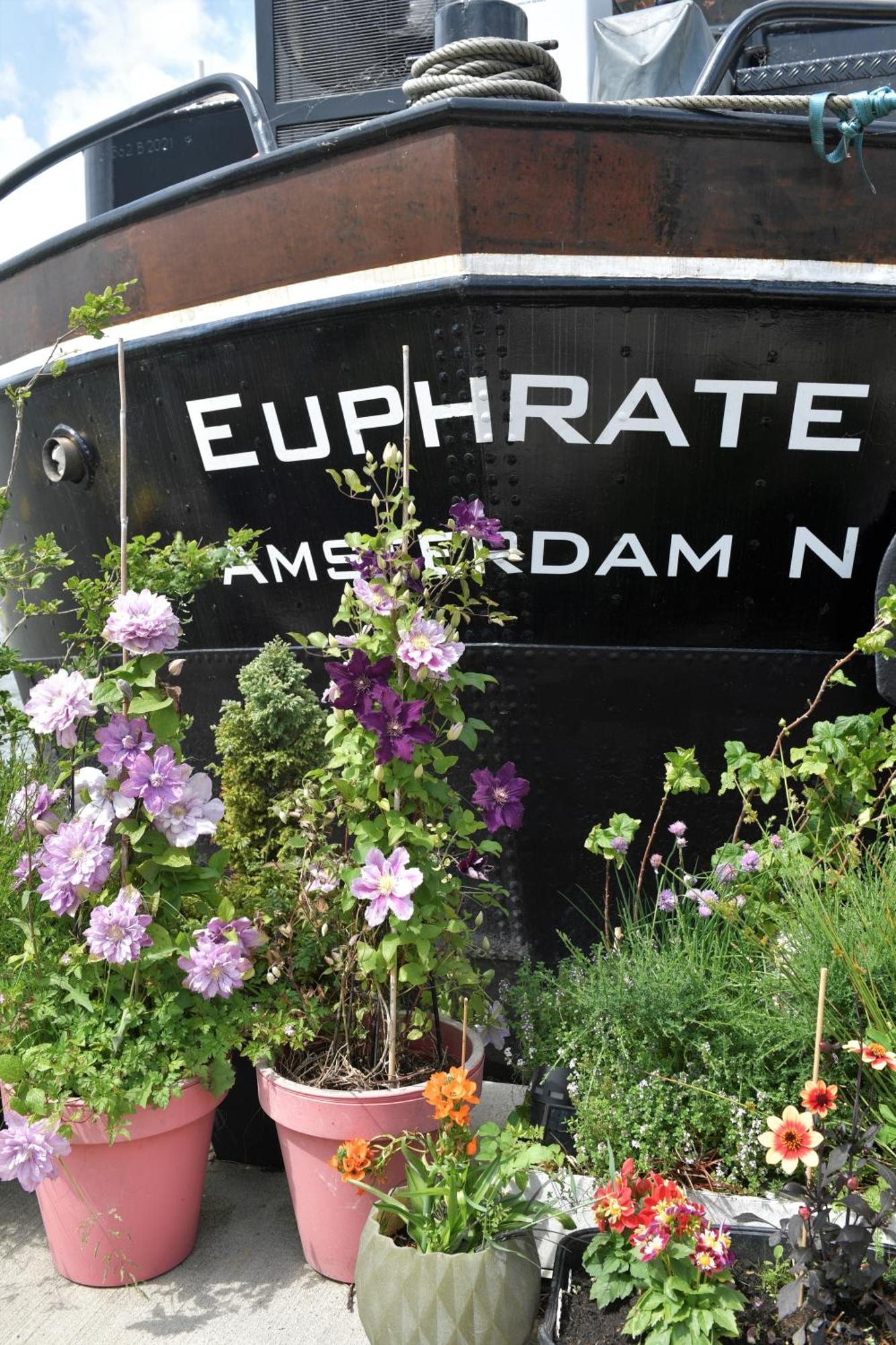 DiemerbrugWheelhouse Euphrate Houseboat住宿加早餐旅馆 外观 照片